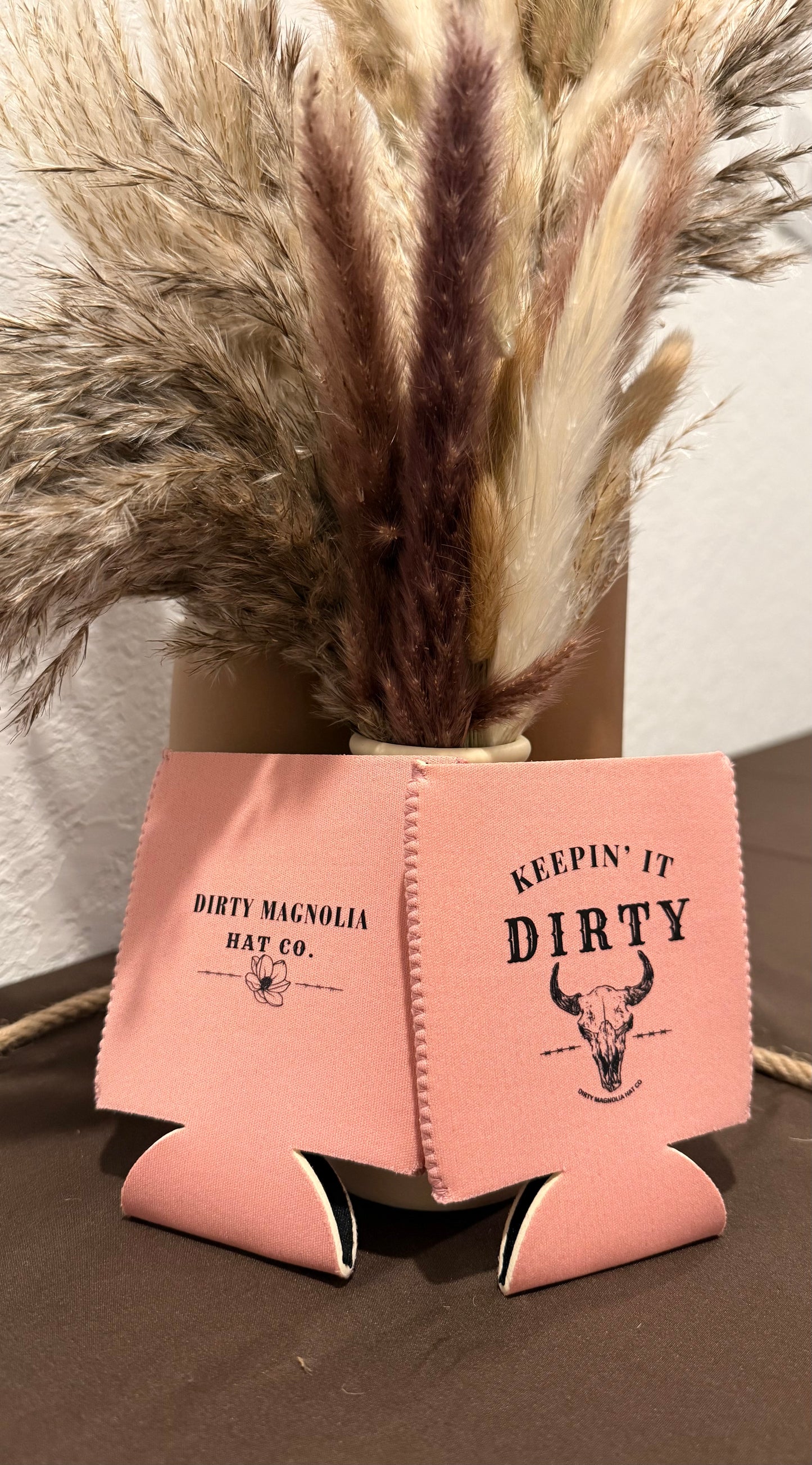 Keepin’ It Dirty Coral Koozie