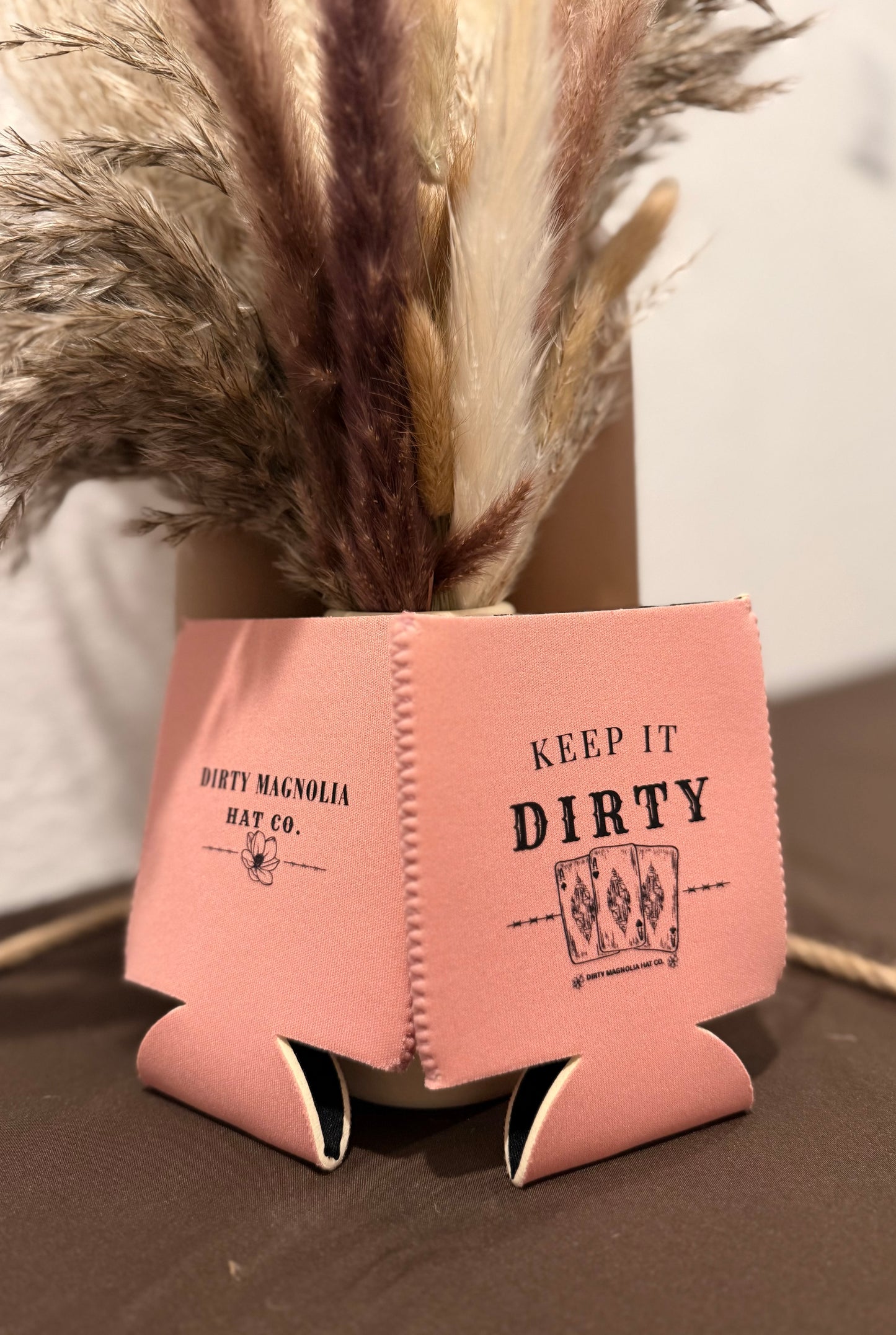 Magnolia’s Wild Card Coral Koozie
